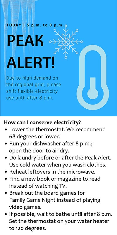 Peak Alert Tips